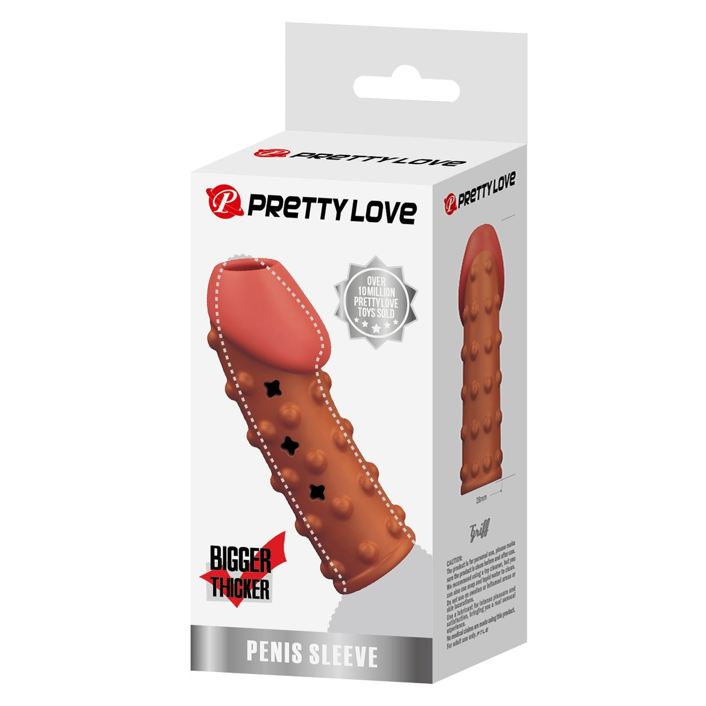 açık gri penis kılıfı Grief üst görünüm Moonette