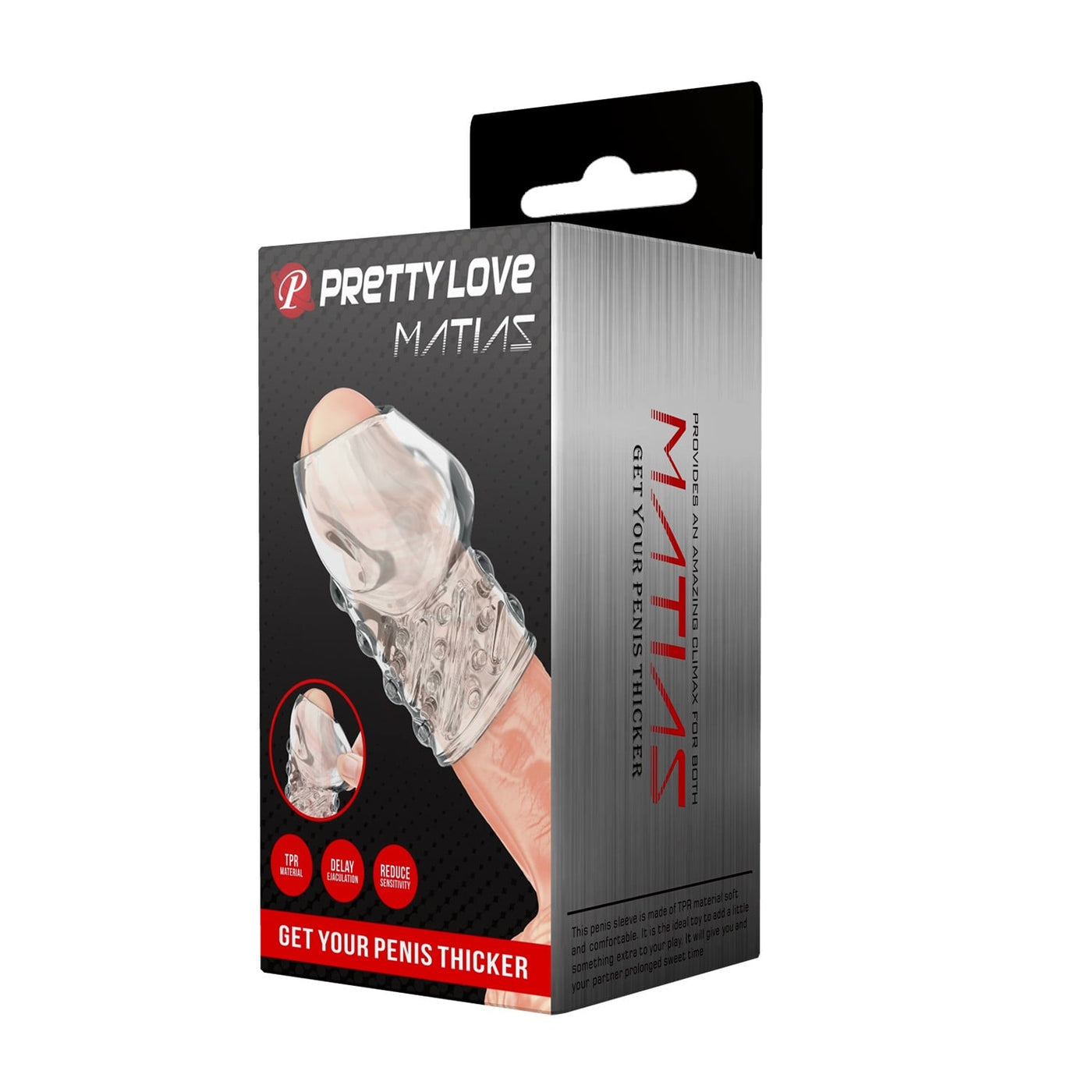 açık şeffaf penis kılıfı Matias iç detay Moonette