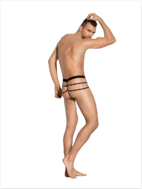 Fantezi Erkek Aşk Kırmızısı Seksi Metalli Tanga - String TG274598 Detay Görünümü | Moonette
