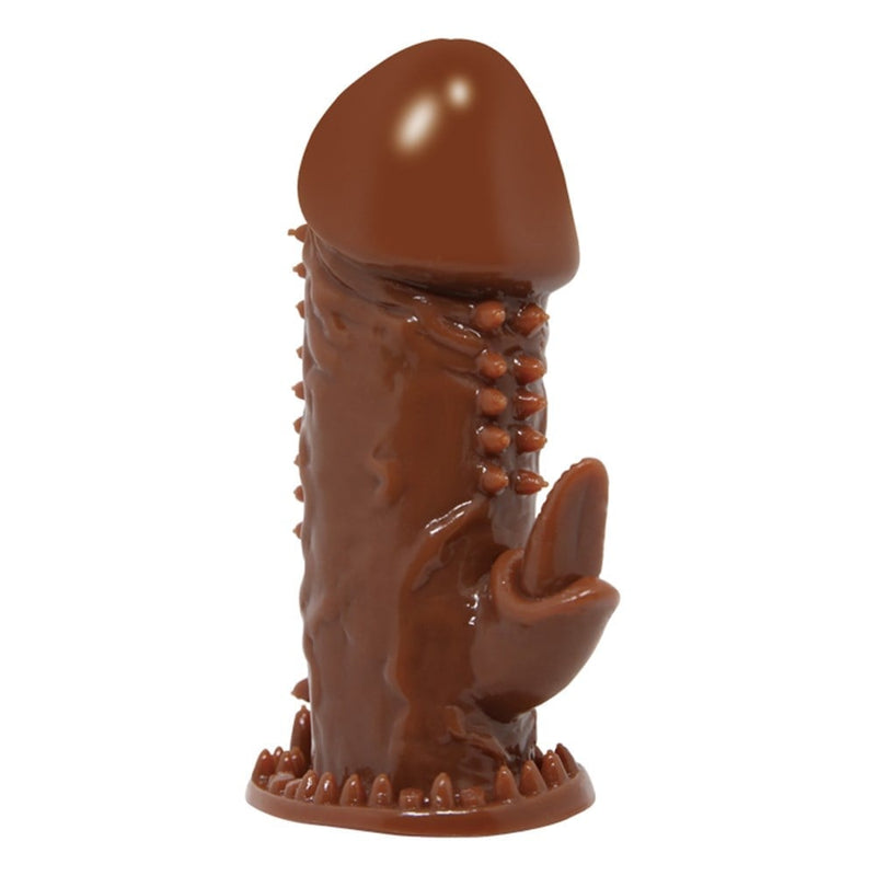 tırtıklı klitoral penis kılıfı yan görünüm Moonette