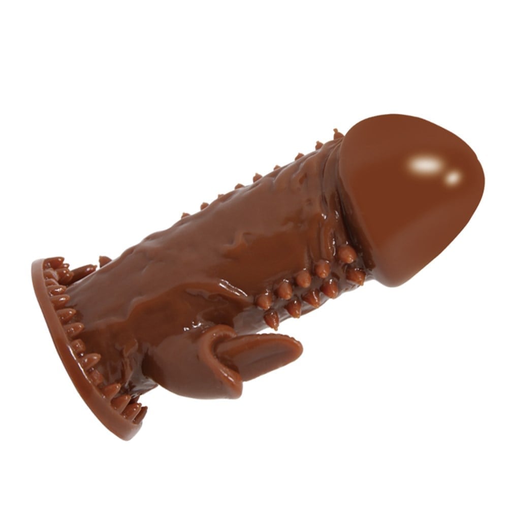 tırtıklı klitoral penis kılıfı detay çekim Moonette