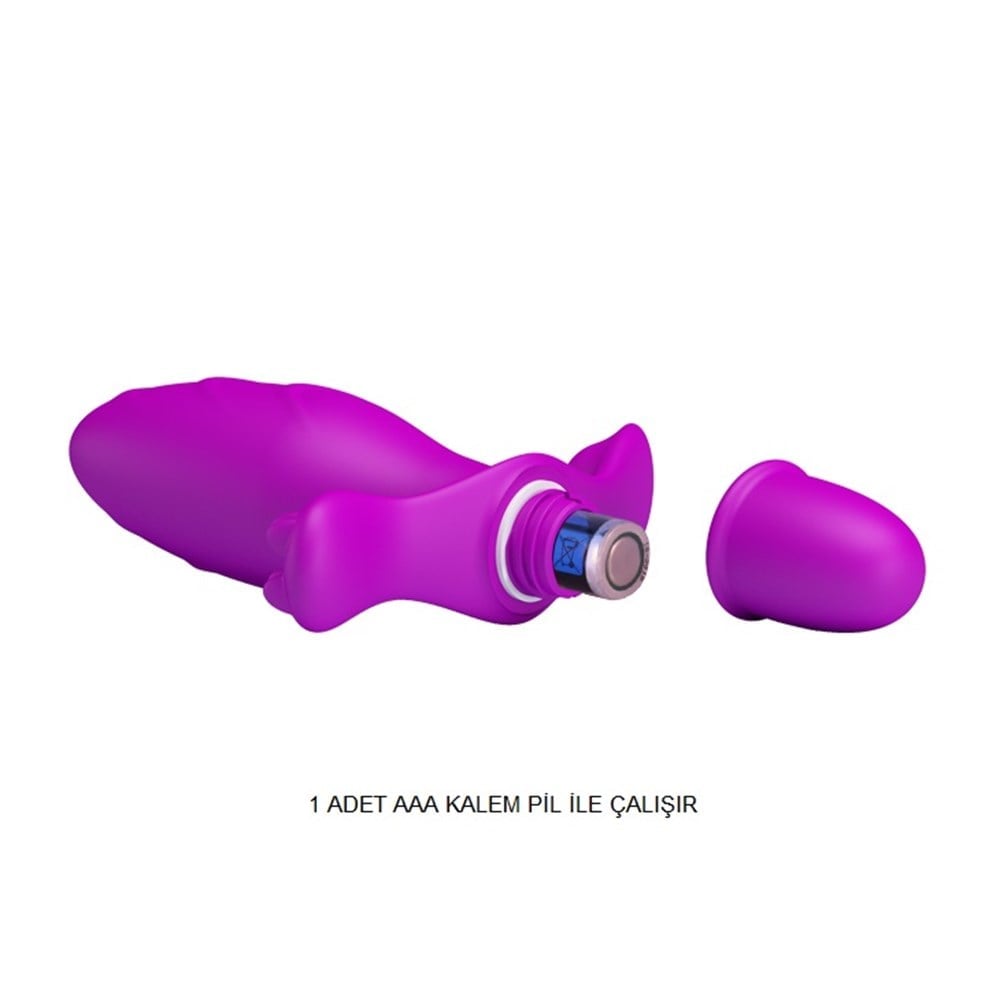 titreşimli klitoral anal plug üst görünüm Moonette