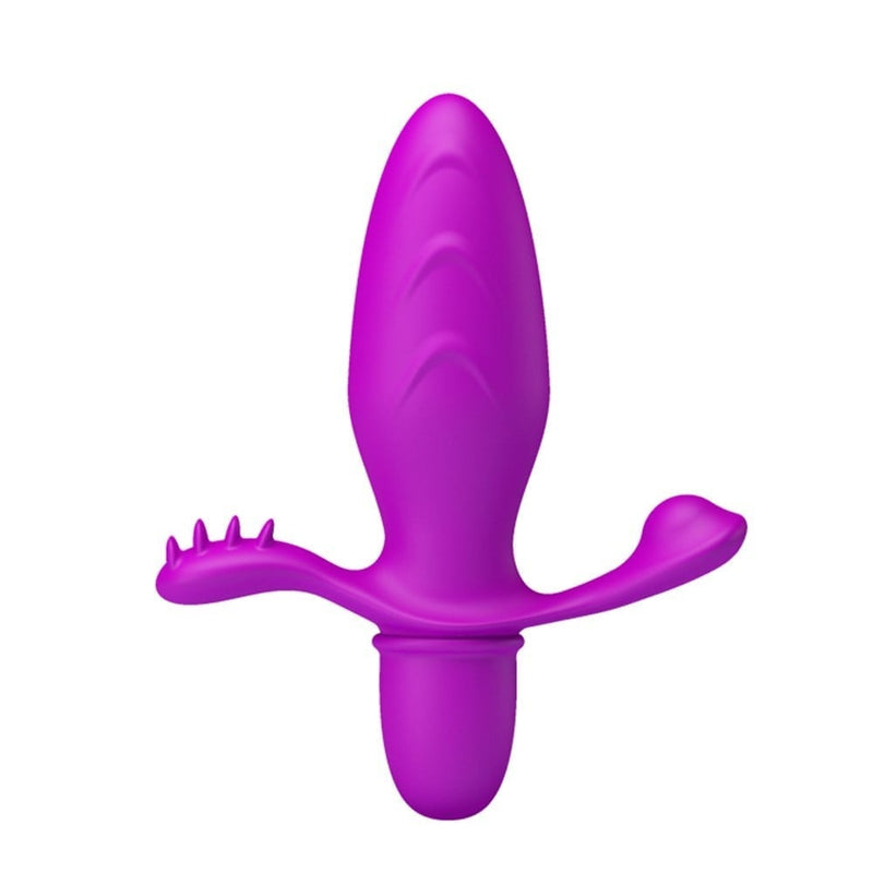 titreşimli klitoral anal plug yan görünüm Moonette
