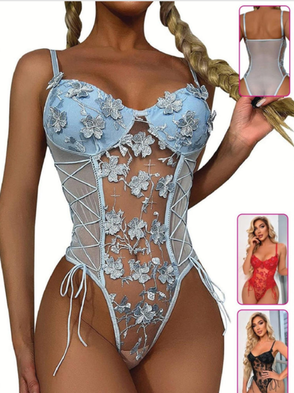 Kadın Çiçekli Fantezi Babydoll