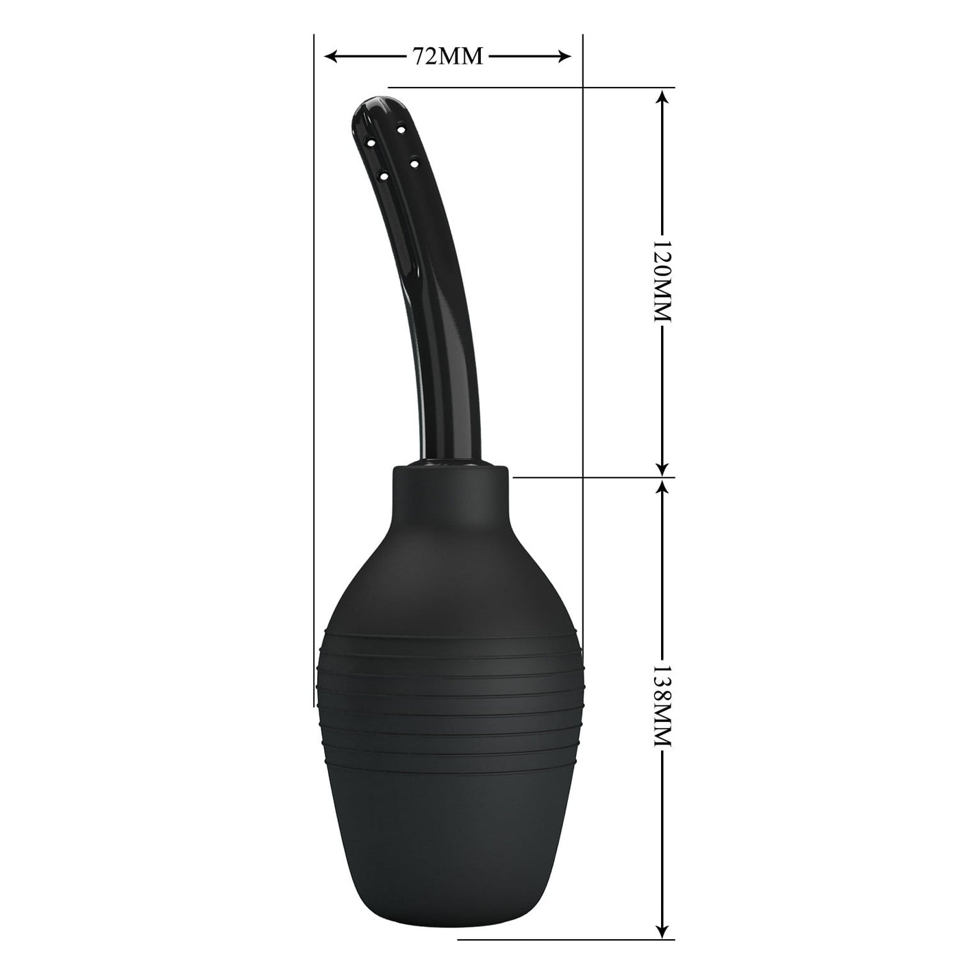 anal temizlik penis pompası BLKC ambalaj görünümü Moonette