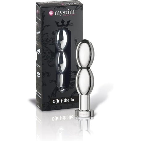 Mystim O Thello Çelik Anal ve Vajinal Elektirik Şoklu Dildo