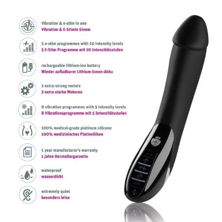 mystim tickling 27cm titreşimli vibratör arka görünüm Moonette