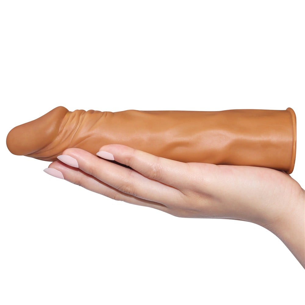 5 cm silikon ten penis kılıfı yakın plan pleasure Moonette