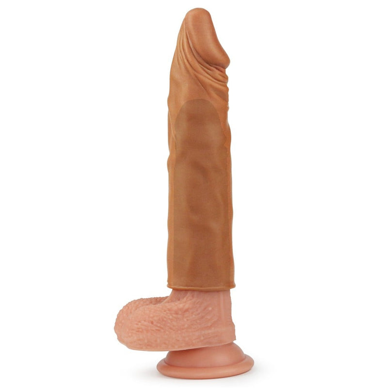 5 cm silikon ten penis kılıfı yan görünüm pleasure Moonette