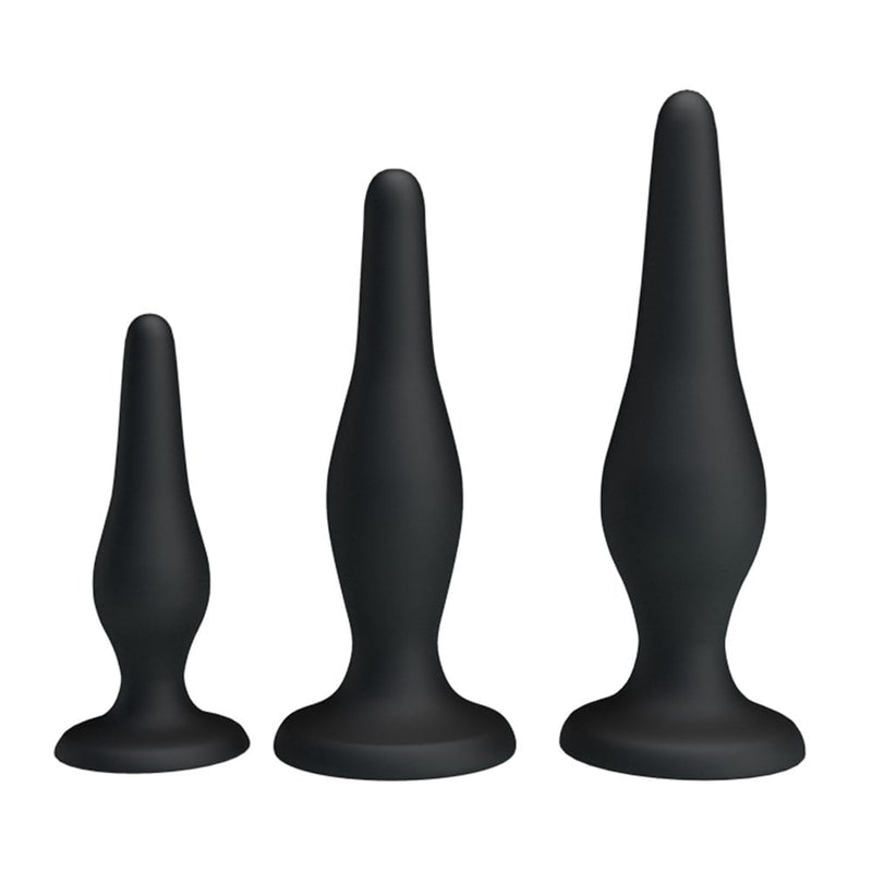 silikon anal plug Beginner yan görünüm Moonette