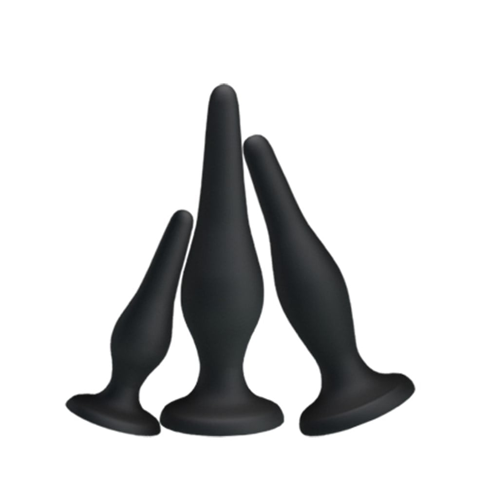 silikon anal plug Beginner detay çekim Moonette