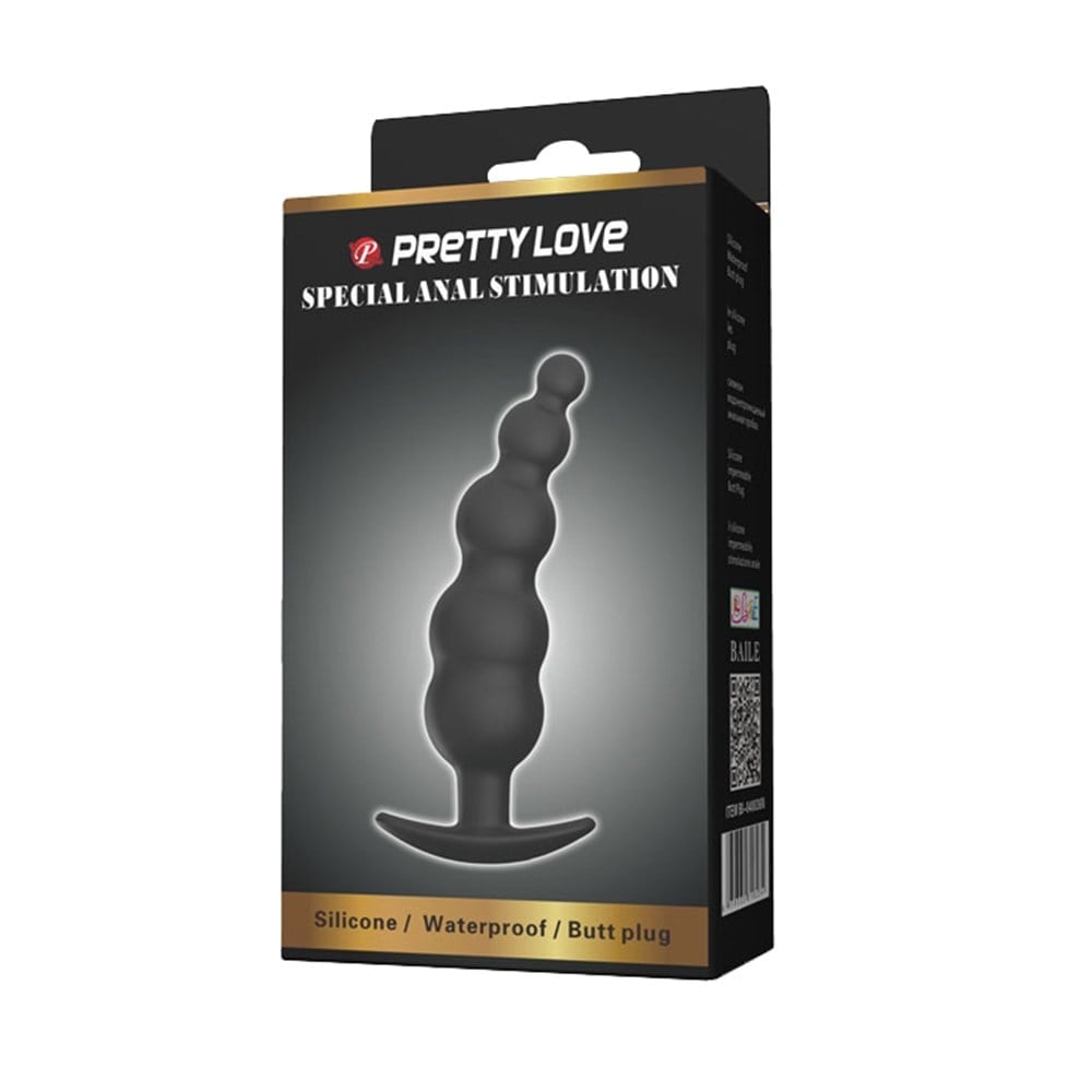 11,8 cm boğumlu anal tıkaç Pretty Love farklı açı Moonette