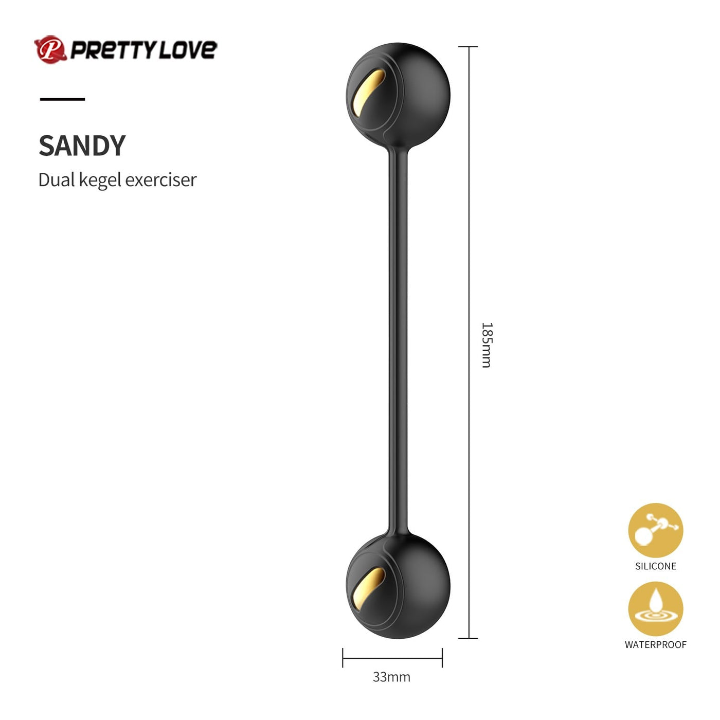siyah 6 parça altın çiftler seti Queen üst görünüm Moonette