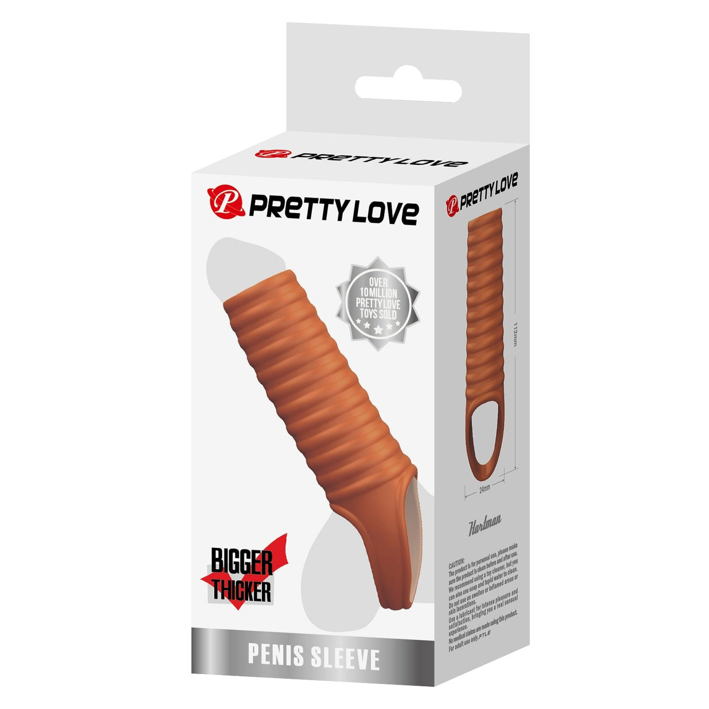 ribbed dokulu penis kılıfı Hollman üst görünüm Moonette