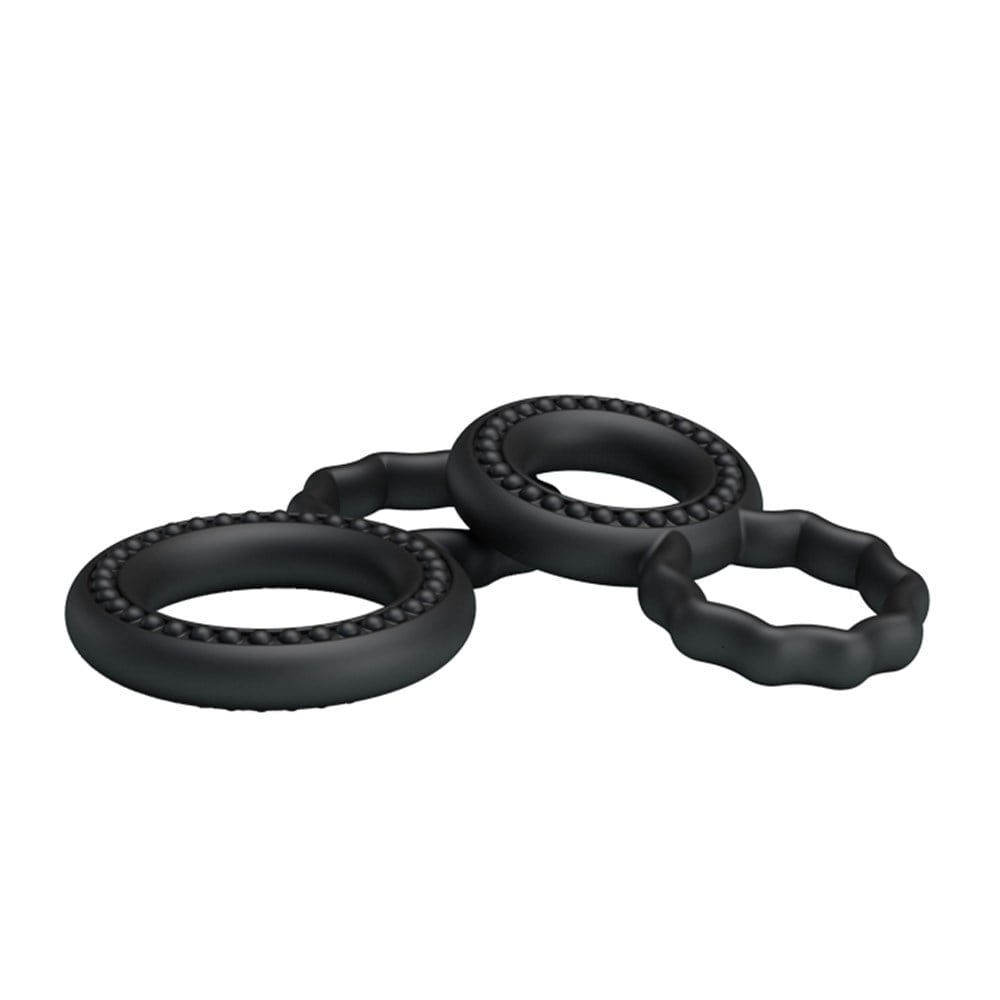 Çift Halkalı Penis ve Testis Sıkılaştırıcı Cock Ring Seti – Ring