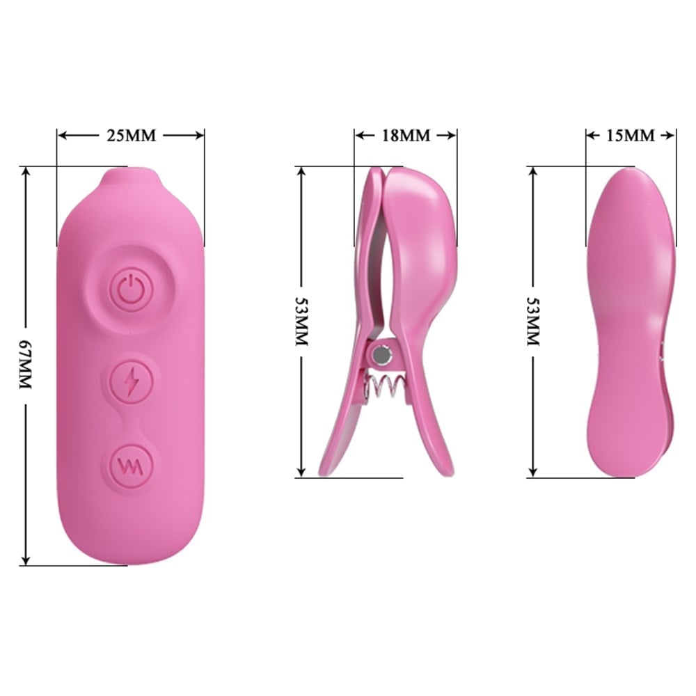 şarjlı romantic wave - usb'den titreşim arka görünüm Moonette