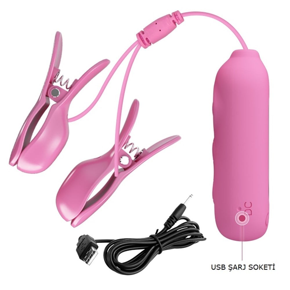 şarjlı romantic wave - usb'den titreşim üst görünüm Moonette