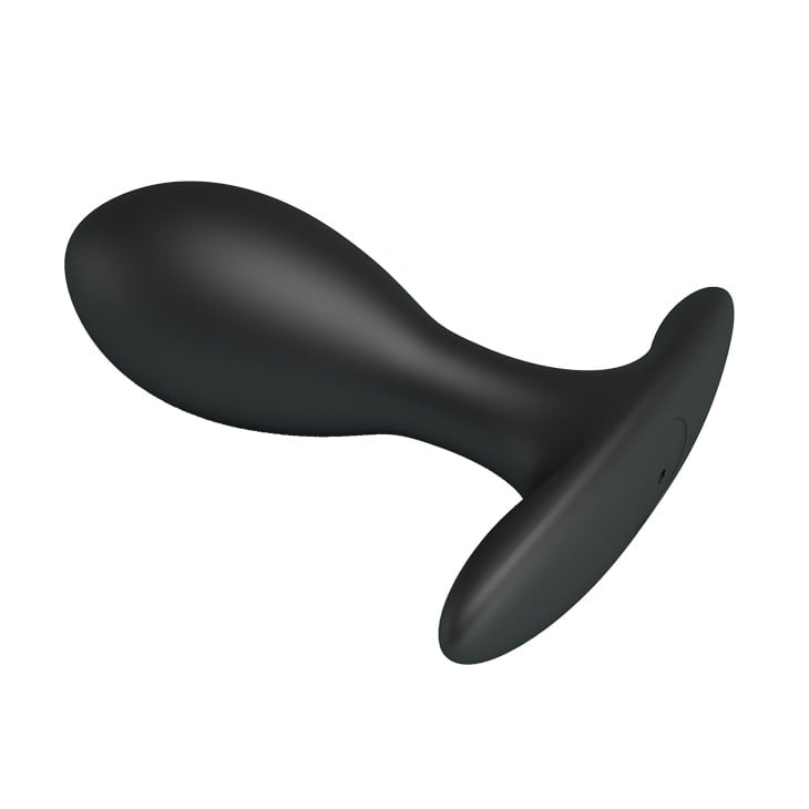 şişirilebilir inflatable silikon anal plug yakın plan Moonette
