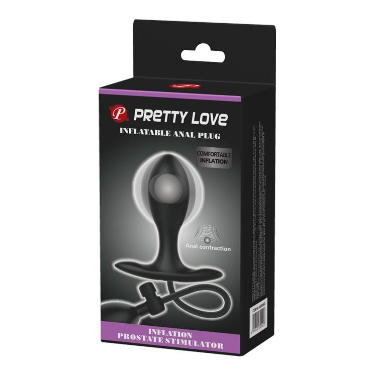 şişirilebilir inflatable silikon anal plug ambalaj görünümü Moonette