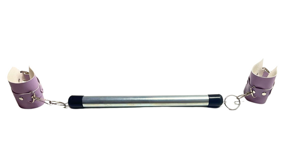 deri lila fantazi kelepçe yan görünüm fantezi seksi Moonette