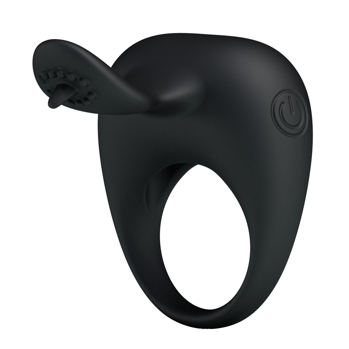 Titreşimli Klitoris Uyarıcılı Silikon Penis Halkası – Stimulating Tongue