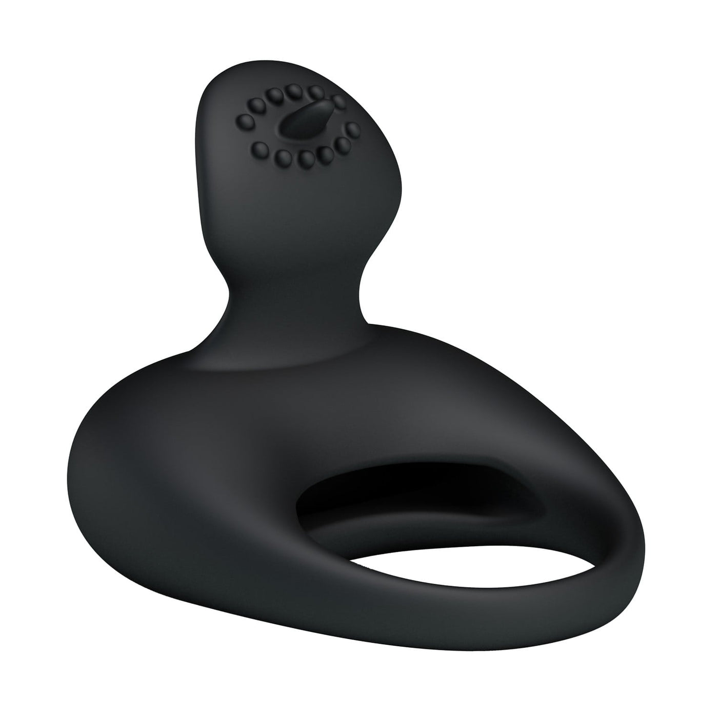Titreşimli Klitoris Uyarıcılı Silikon Penis Halkası – Stimulating Tongue