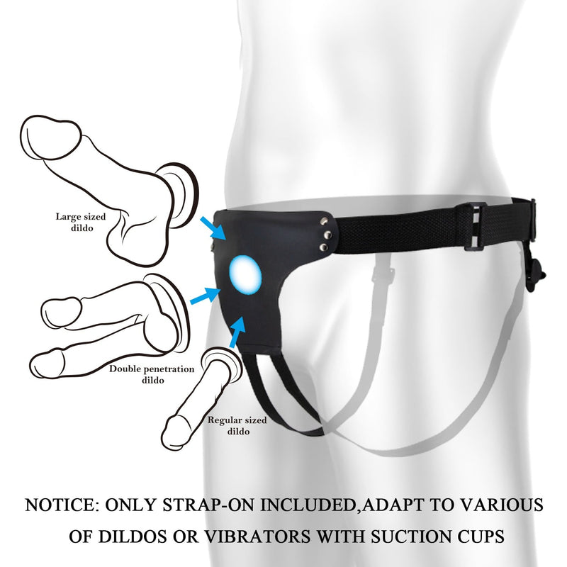 universal ayarlanabilir strap-on kemer yan görünüm Moonette