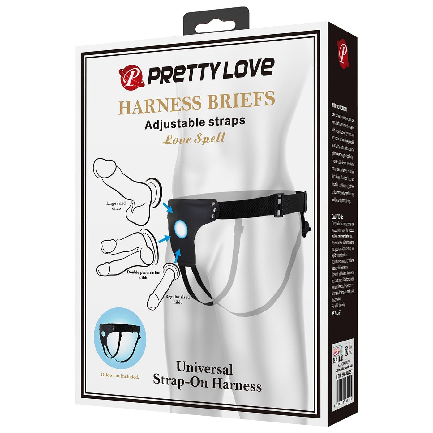 universal ayarlanabilir strap-on kemer iç detay Moonette