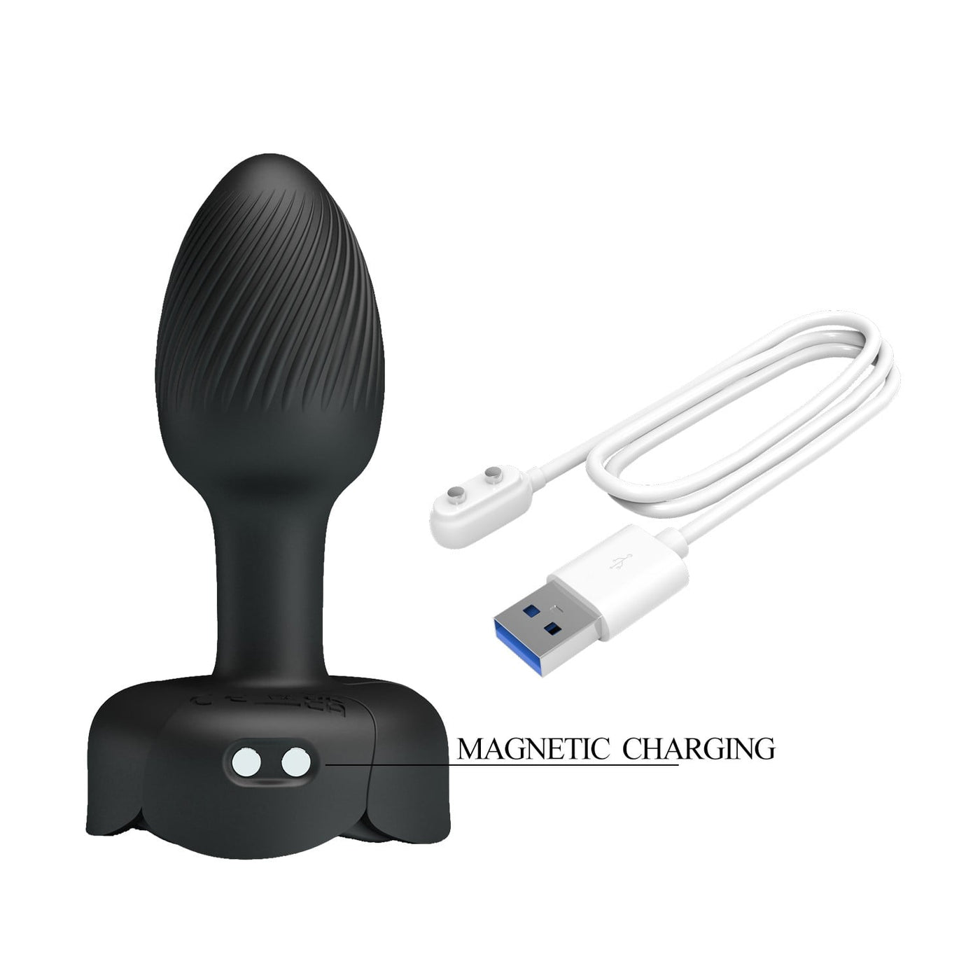 silikon 10 fonksiyonlu titreşimli anal plug Olman farklı açı Moonette