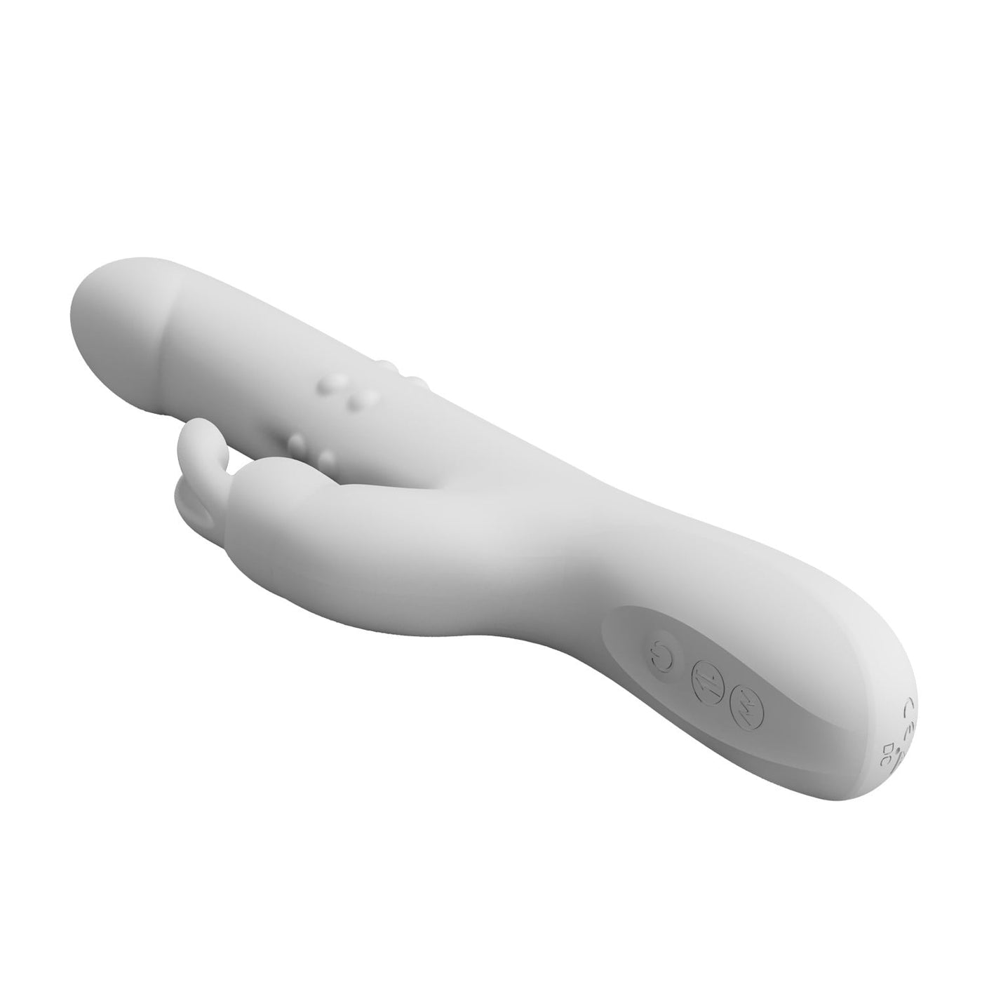 şarjlı usb beyaz rabbit vibratör Reese arka görünüm Moonette