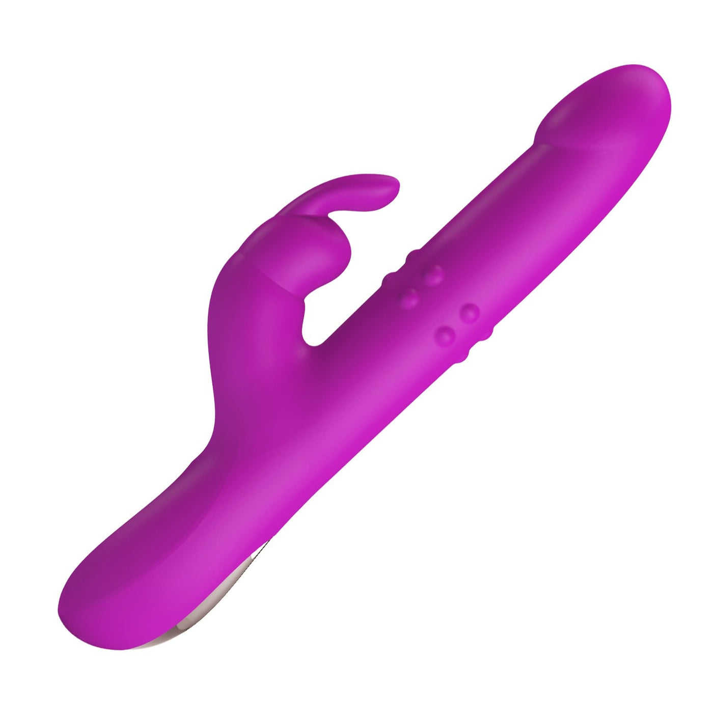 şarjlı usb mor rabbit vibratör Reese yakın plan Moonette