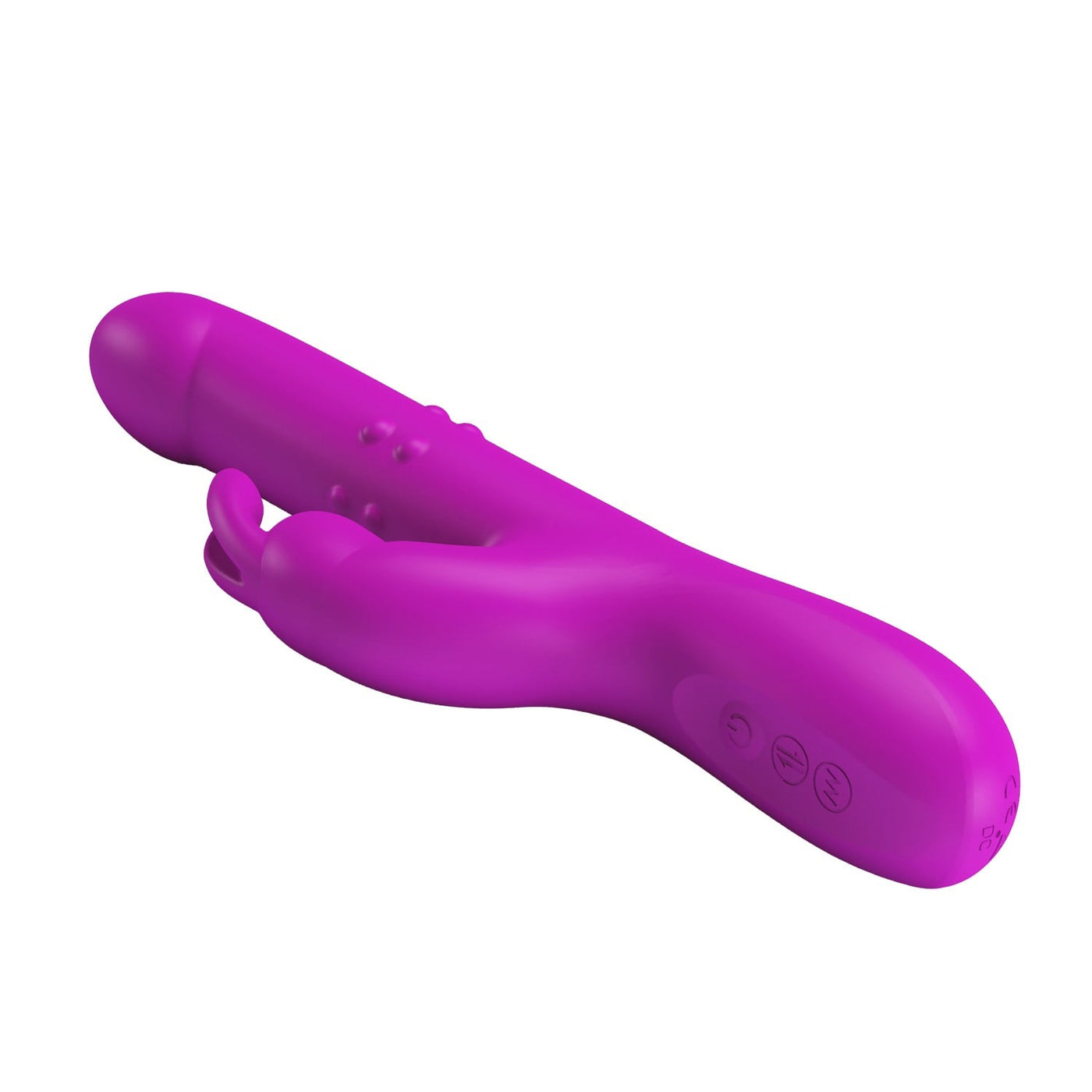 şarjlı usb mor rabbit vibratör Reese arka görünüm Moonette