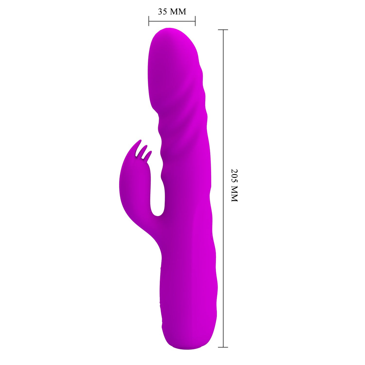 şarjlı usb rabbit vibratör Melanie ambalaj görünümü Moonette