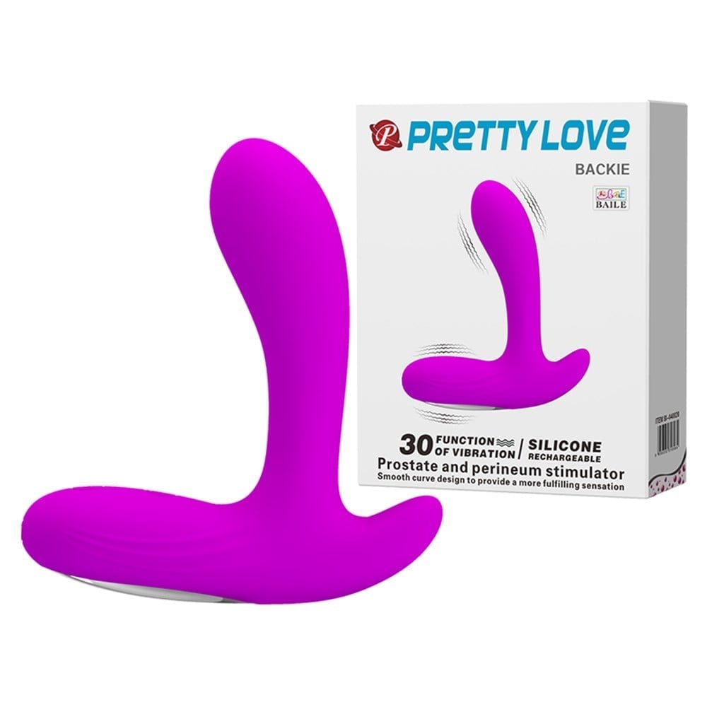 30 modlu titreşimli mor anal plug Moonette