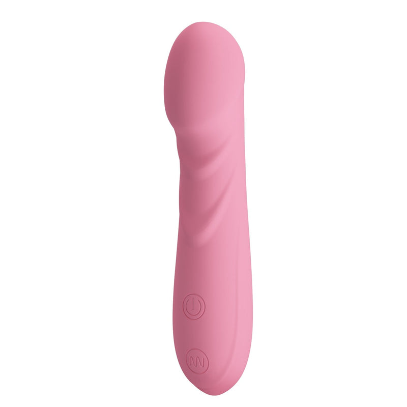 silikon şarjlı usb vibratör Spot Masaj Vibratörü yan görünüm Moonette