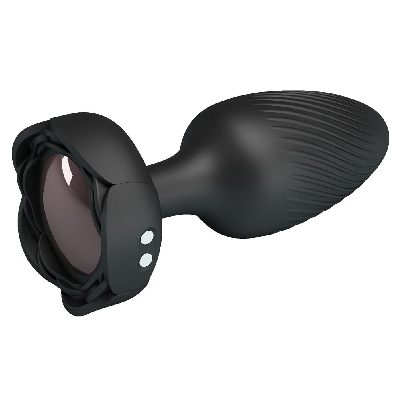 silikon 10 fonksiyonlu titreşimli anal plug Varian yakın plan Moonette