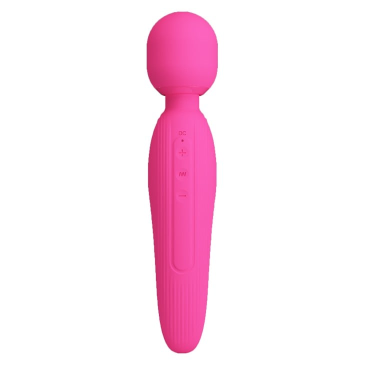 silikon şarjlı usb pembe vibratör Curtis yan görünüm Moonette