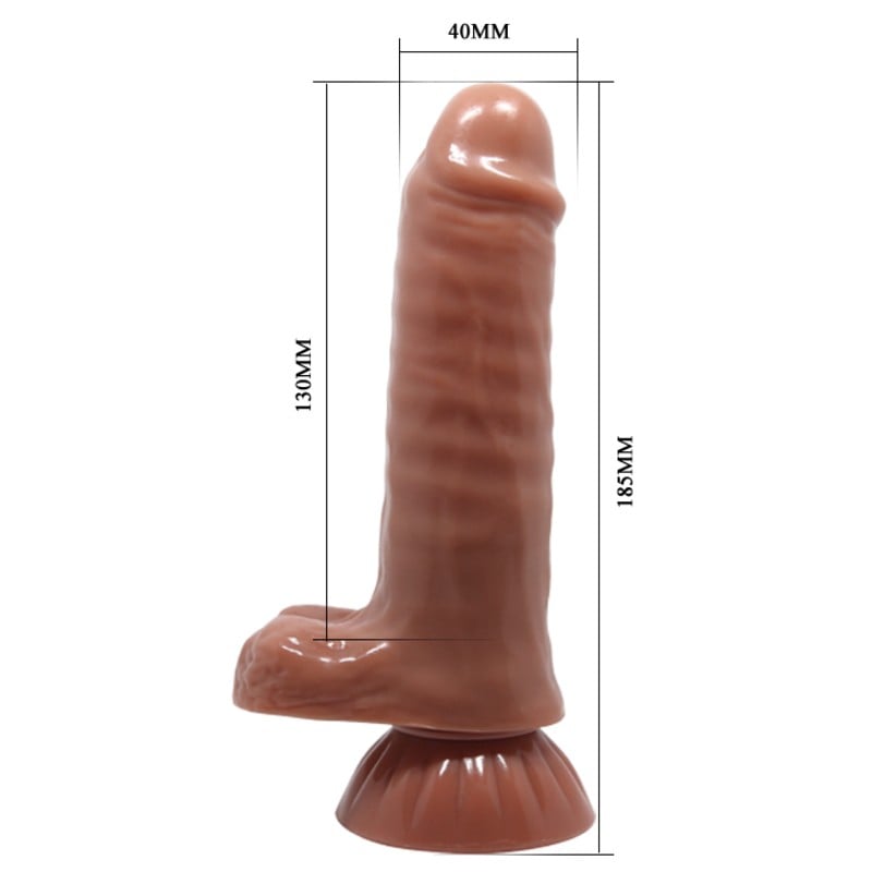 18,5 cm titreşimli dildo ambalaj görünümü Moonette
